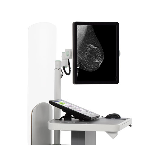 Tomosintesi ad Alta Risoluzione Clarity HD™ Hologic su sfondo bianco