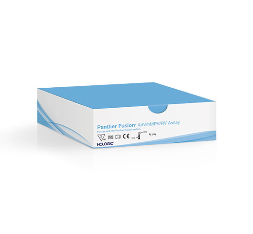 Test Hologic Panther Fusion® AdV/hMPV/RV su sfondo bianco