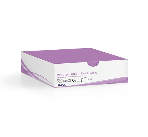 Test Hologic Panther Fusion® Paraflu su sfondo bianco