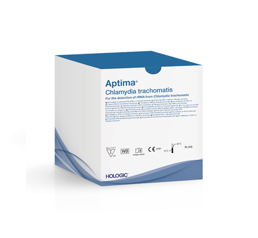 Test Aptima® Chlamydia trachomatis su sfondo bianco