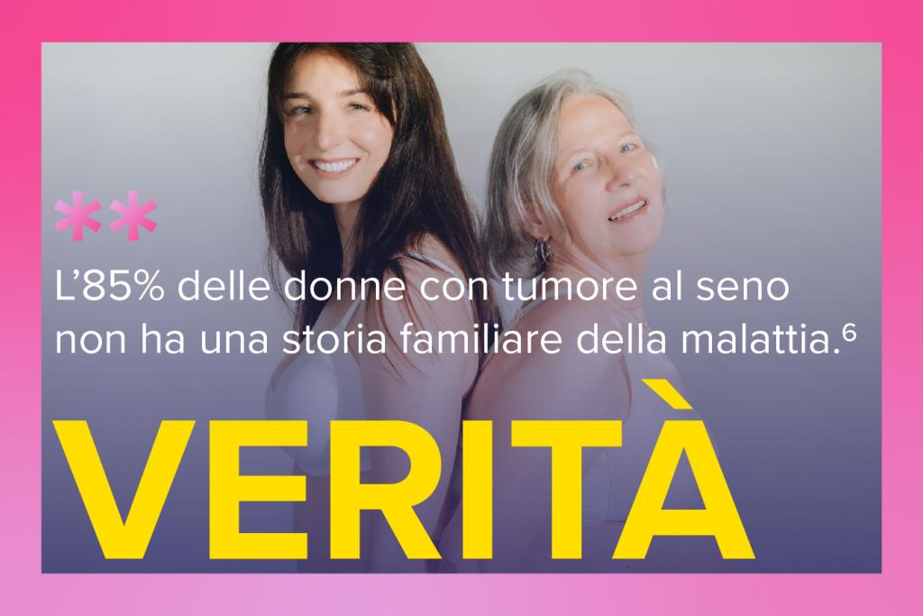 Il mito sul tumore della mammella
