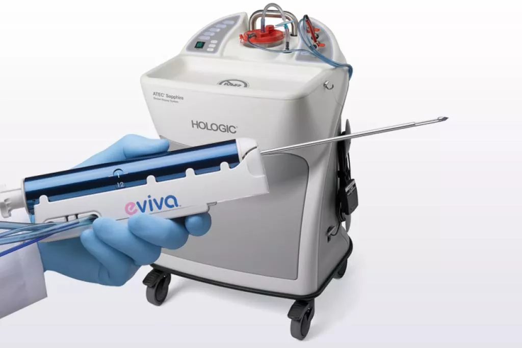 Sistema per biopsia mammaria Eviva di Hologic e ago