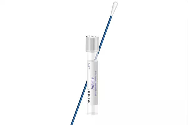 Kit per il prelievo del campione da tampone su sfondo bianco