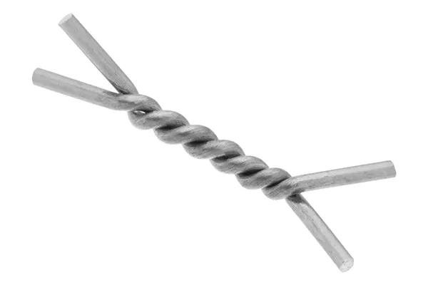 Marcatore del sito bioptico su sfondo bianco