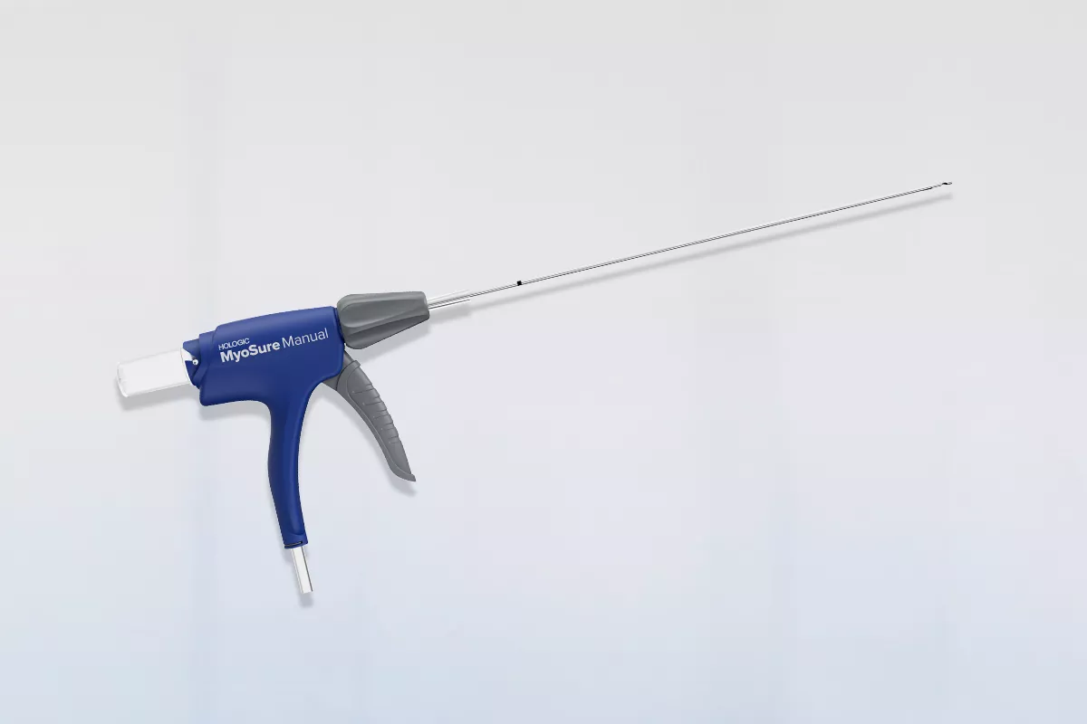 Prodotto MyoSure® su sfondo grigio