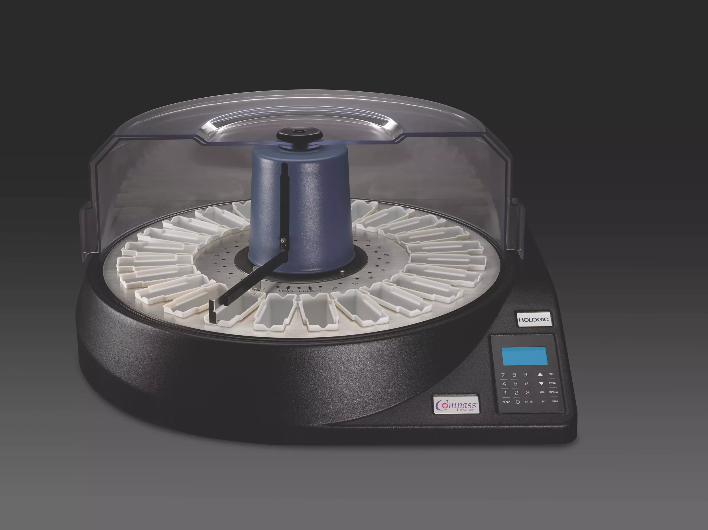 Compass™ Stainer Hologic su sfondo bianco