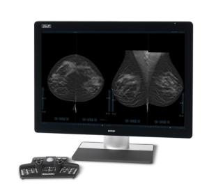 Tecnologia di Imaging 3DQuorum™ Hologic su sfondo bianco