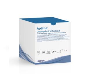Test Aptima® Chlamydia trachomatis su sfondo bianco