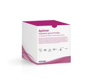 Test Aptima® Neisseria gonorrhoeae su sfondo bianco