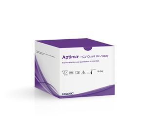 Aptima™ HCV Quant Dx Assay Hologic su sfondo bianco