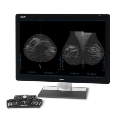 Tecnologia di Imaging 3DQuorum™ Hologic su sfondo bianco